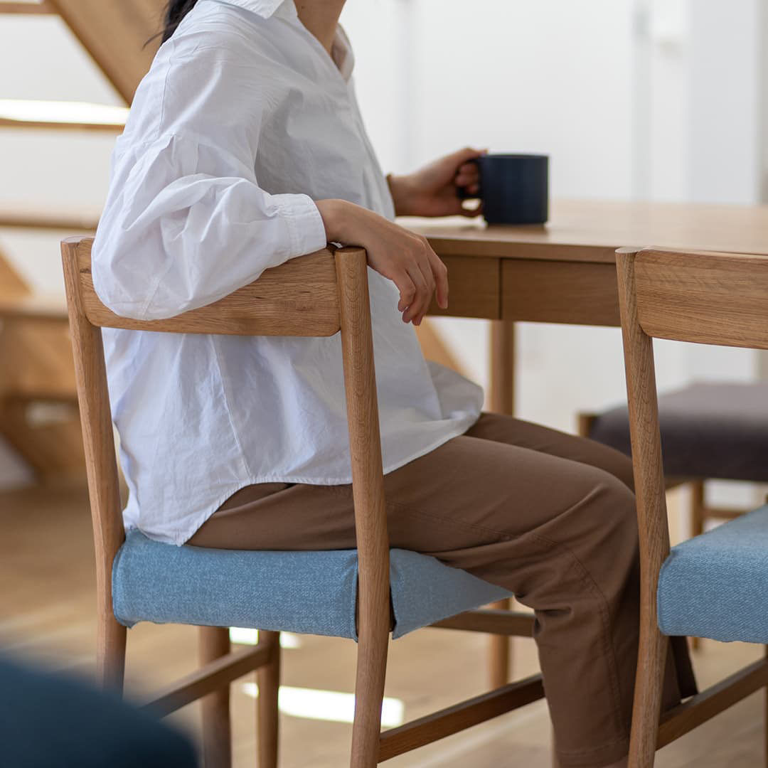 ライトブルー×ベージュ