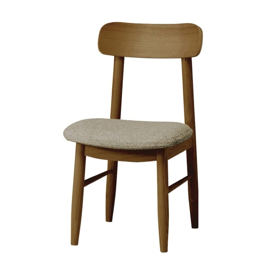 【SIEVE】 ソーサー ダイニングチェア ブラウンフレーム ベージュ