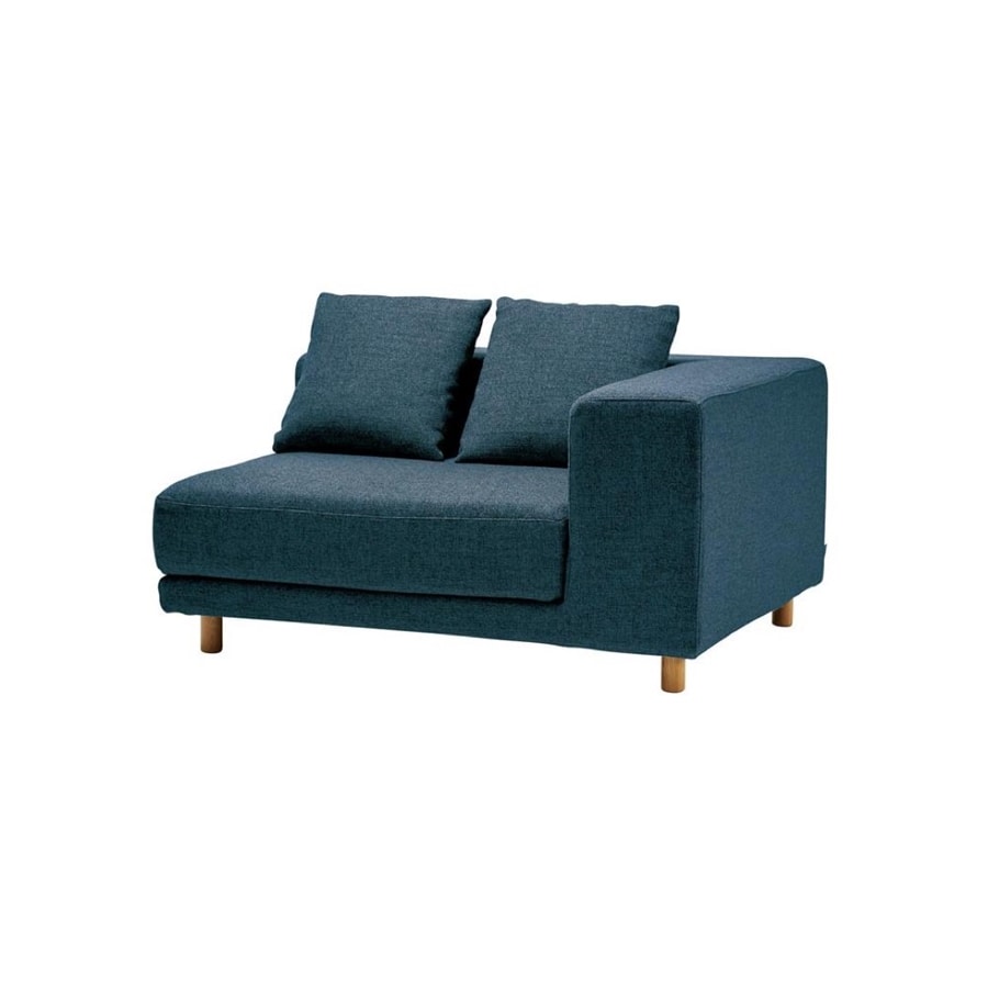 【SIEVE】 スナグ ユニットソファ 左肘 ブルー