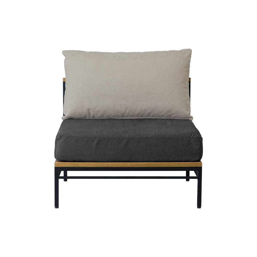 【ADRS】 カーラ ソファ 1人掛け ペット対応生地 ライトグレー