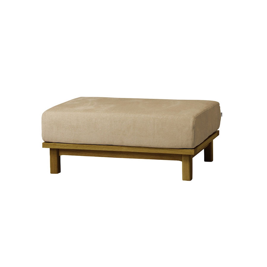 【SIEVE】 レクト ユニットソファ オットマン ブラウンフレーム