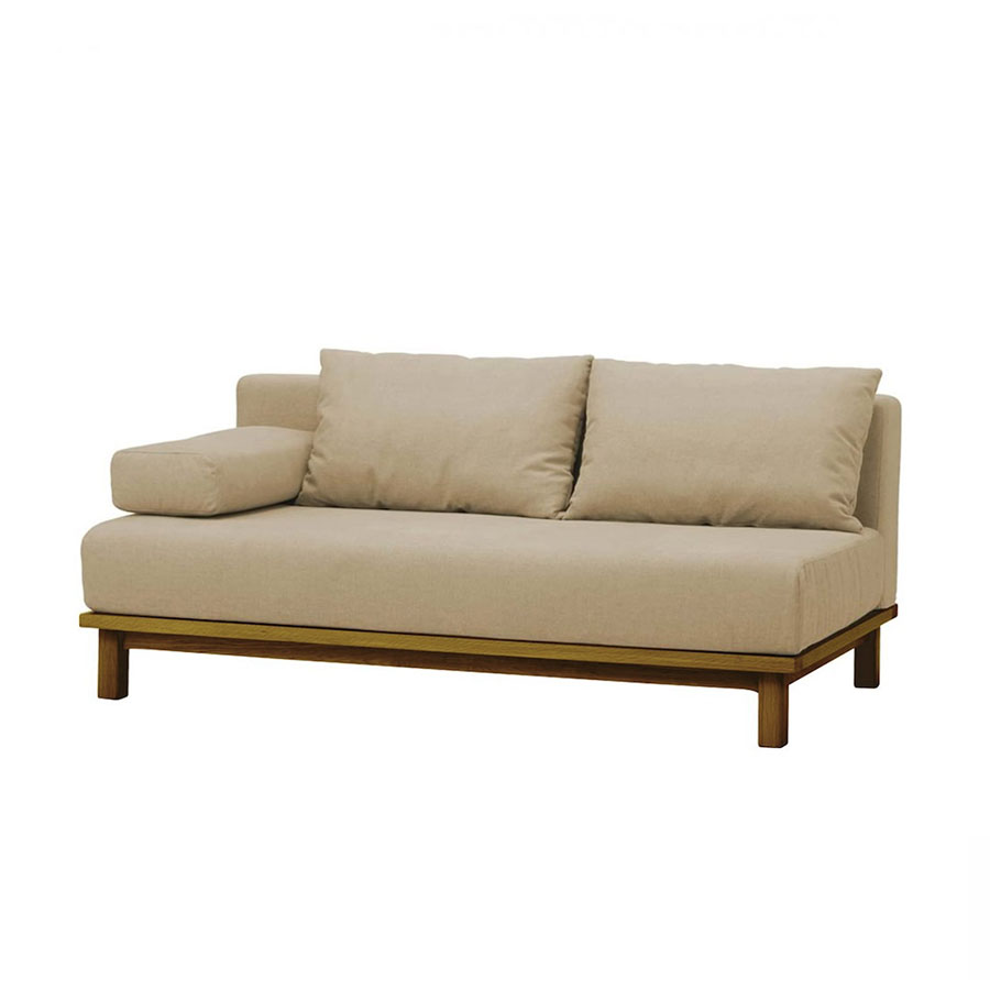 【SIEVE】 レクト ユニットソファ ワイド ブラウンフレーム