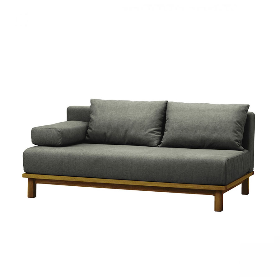 【SIEVE】 レクト ユニットソファ ワイド ブラウンフレーム