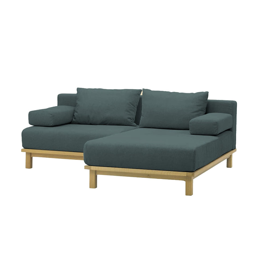 【SIEVE】レクト ユニットソファ 2人掛け カウチソファ