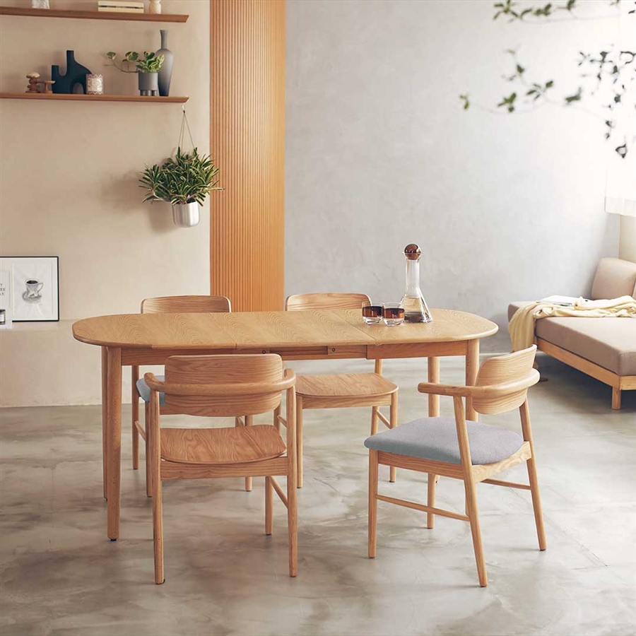 【SIEVE】ヌークダイニングチェア ハーフアーム