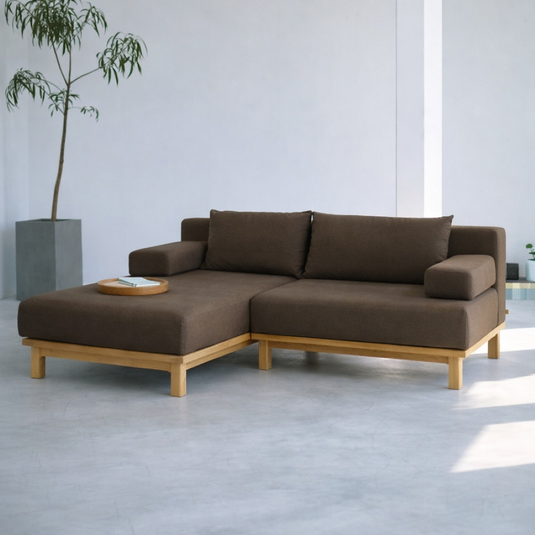 【SIEVE】レクト ユニットソファ カウチ3人掛け Mサイズ+ロング 幅200cm