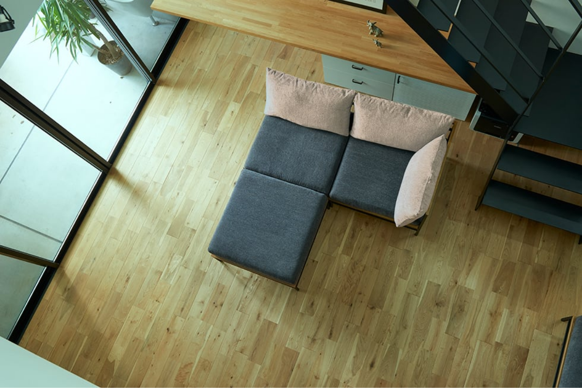 オットマンをあわせてくつろぎ空間でお部屋に合わせて自由にレイアウトできる、ADRSのソファ カーラソファセット ベージュ