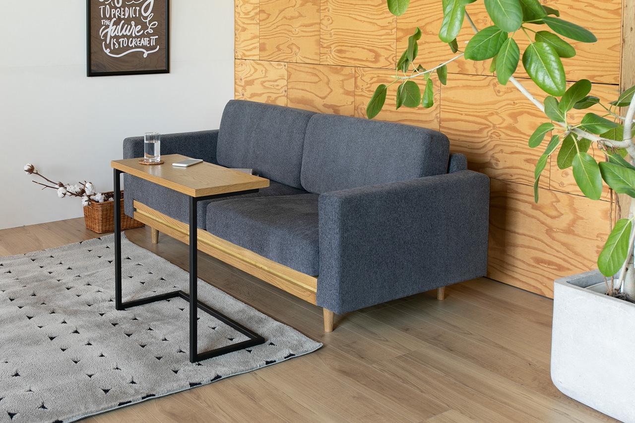 置き場所を選ばないデザイン ADRS ハント サイドテーブル Mサイズ ナチュラル