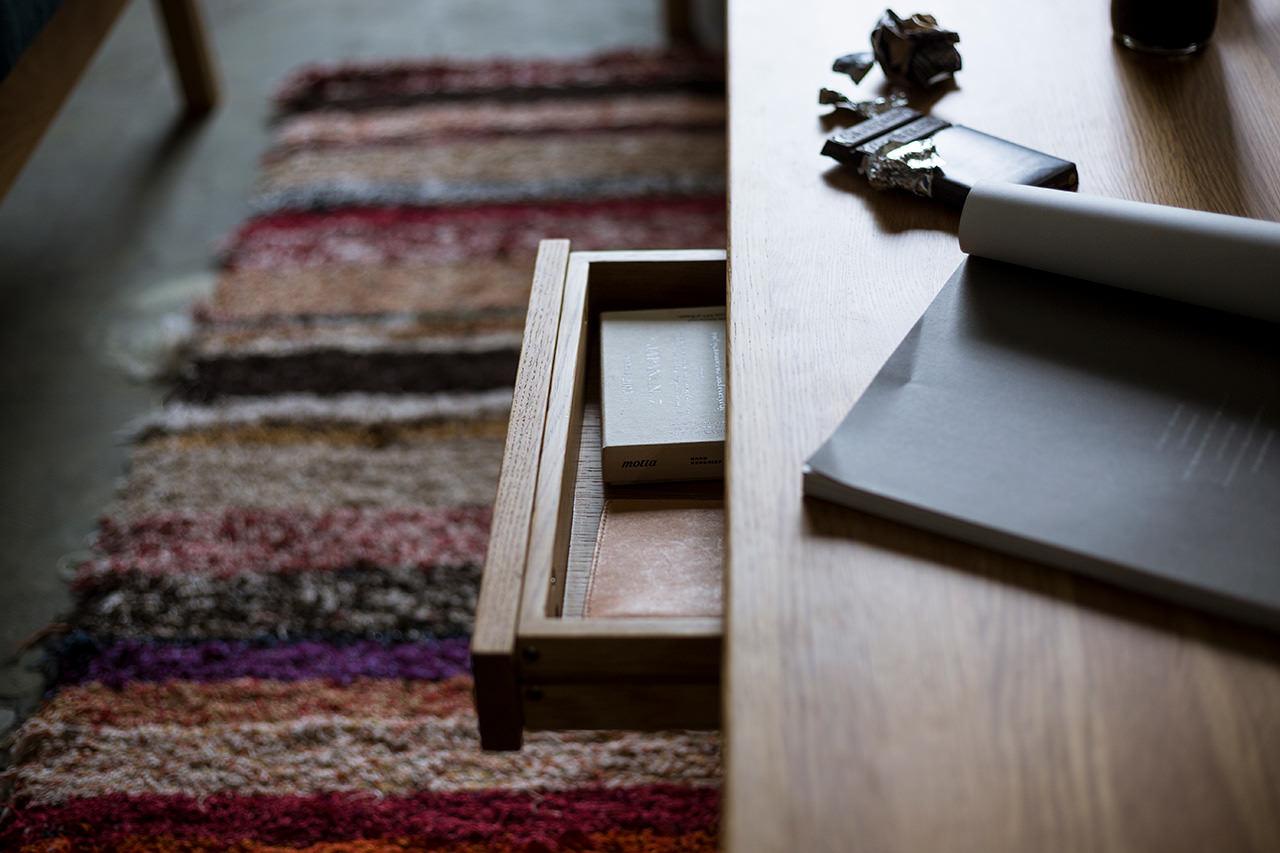 小物の収納も美しく SIEVE マージ センターテーブル ナチュラル