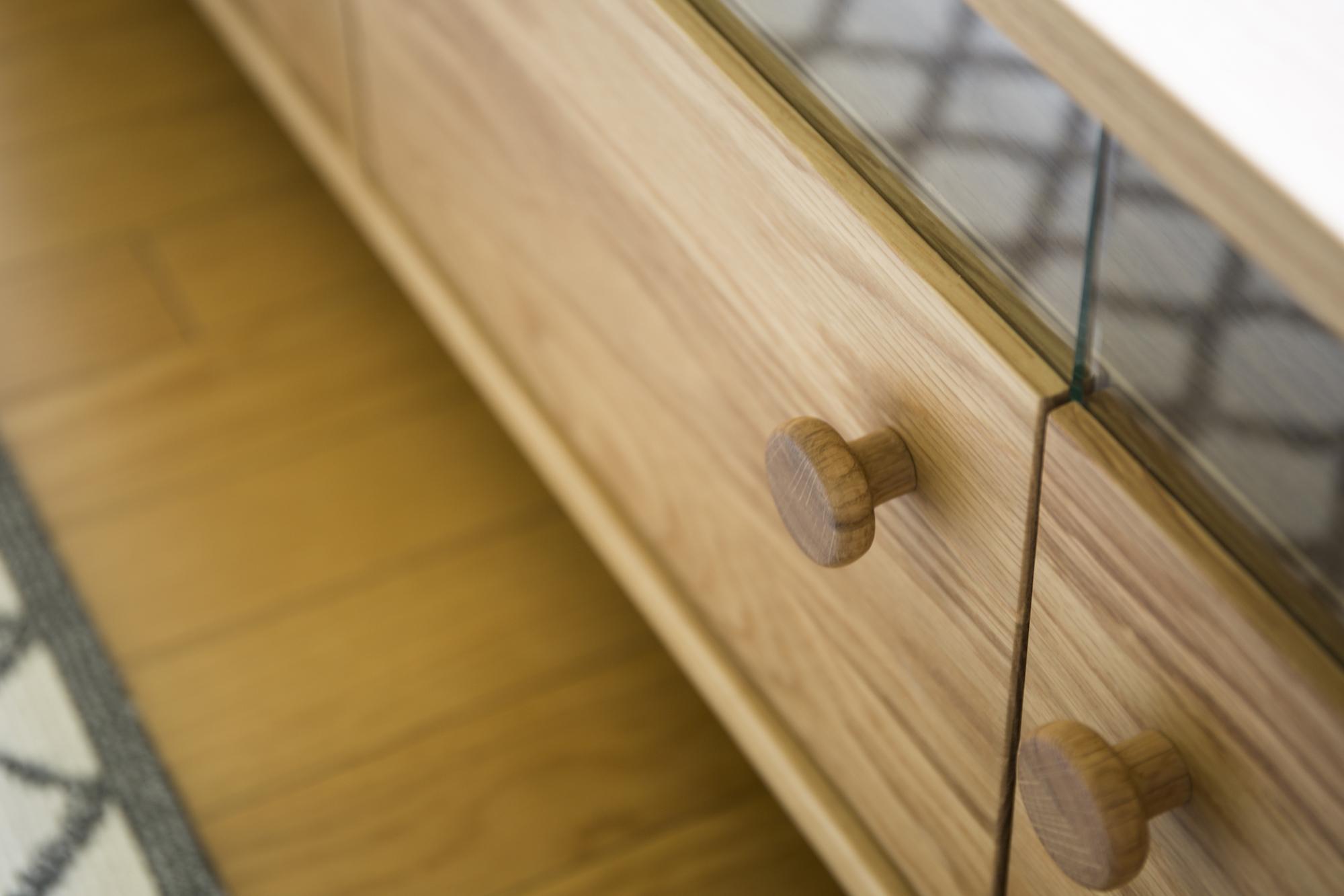 こだわりの取っ手 SIEVE ハイライト ローボード ナチュラル