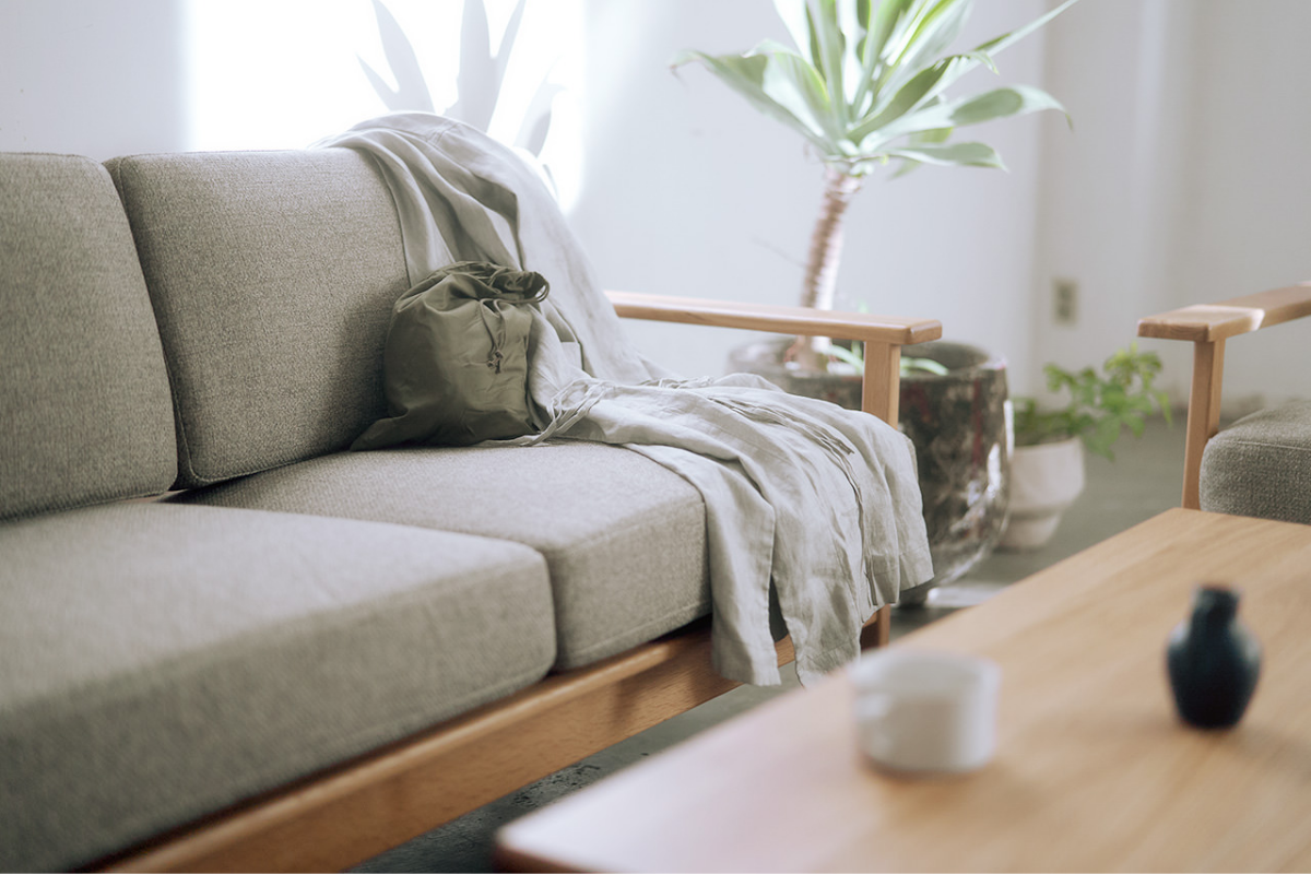 どこか懐かしさのある SIEVE パート ソファ 2人掛け ブラック