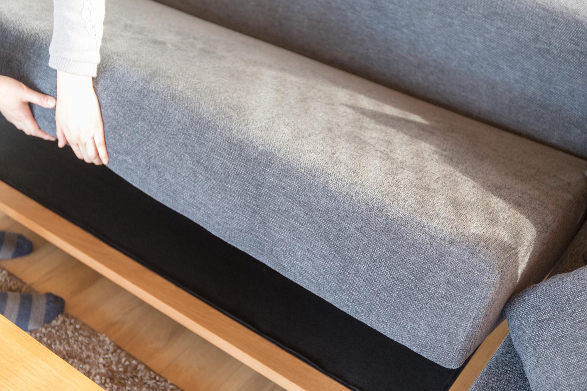 お掃除がし易い設計 SIEVE レクトユニット ソファ ロング/ブラウン/グレー