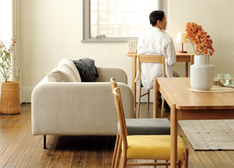 生活に自然と溶け込むスタイル SIEVE モンス ソファ 2人掛け ベージュ