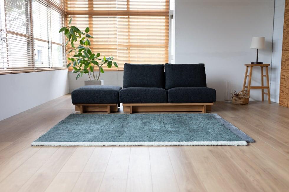 組み合わせて様々なレイアウトが可能 SIEVE クロッシングソファ 2人掛け ブラック