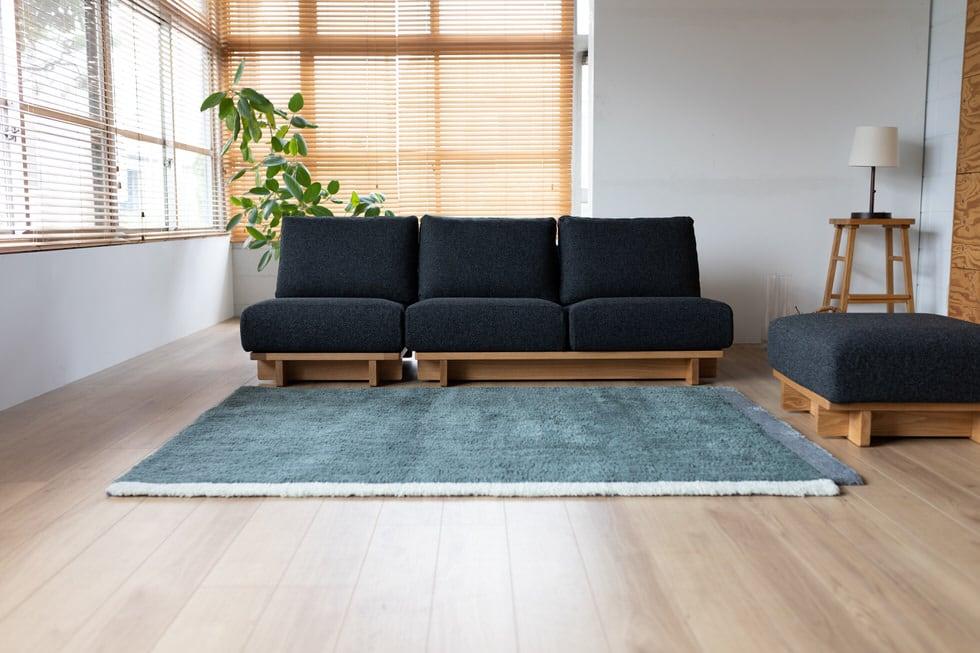 組み合わせて様々なレイアウトが可能 SIEVE クロッシングソファ 1人掛け ベージュ