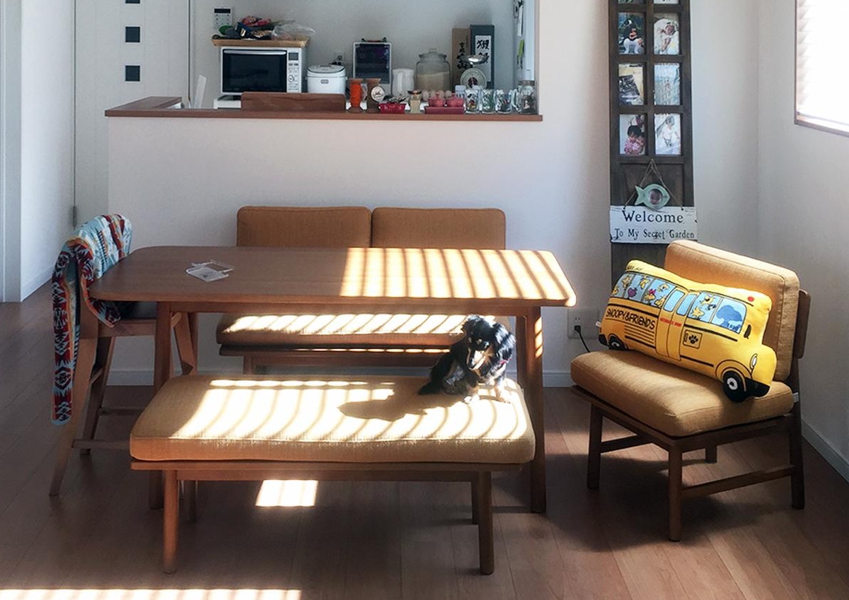 お部屋のご紹介 大阪府Y様 絶妙な配色バランスで明るい空気のSIEVE フラッフ ダイニングシリーズ