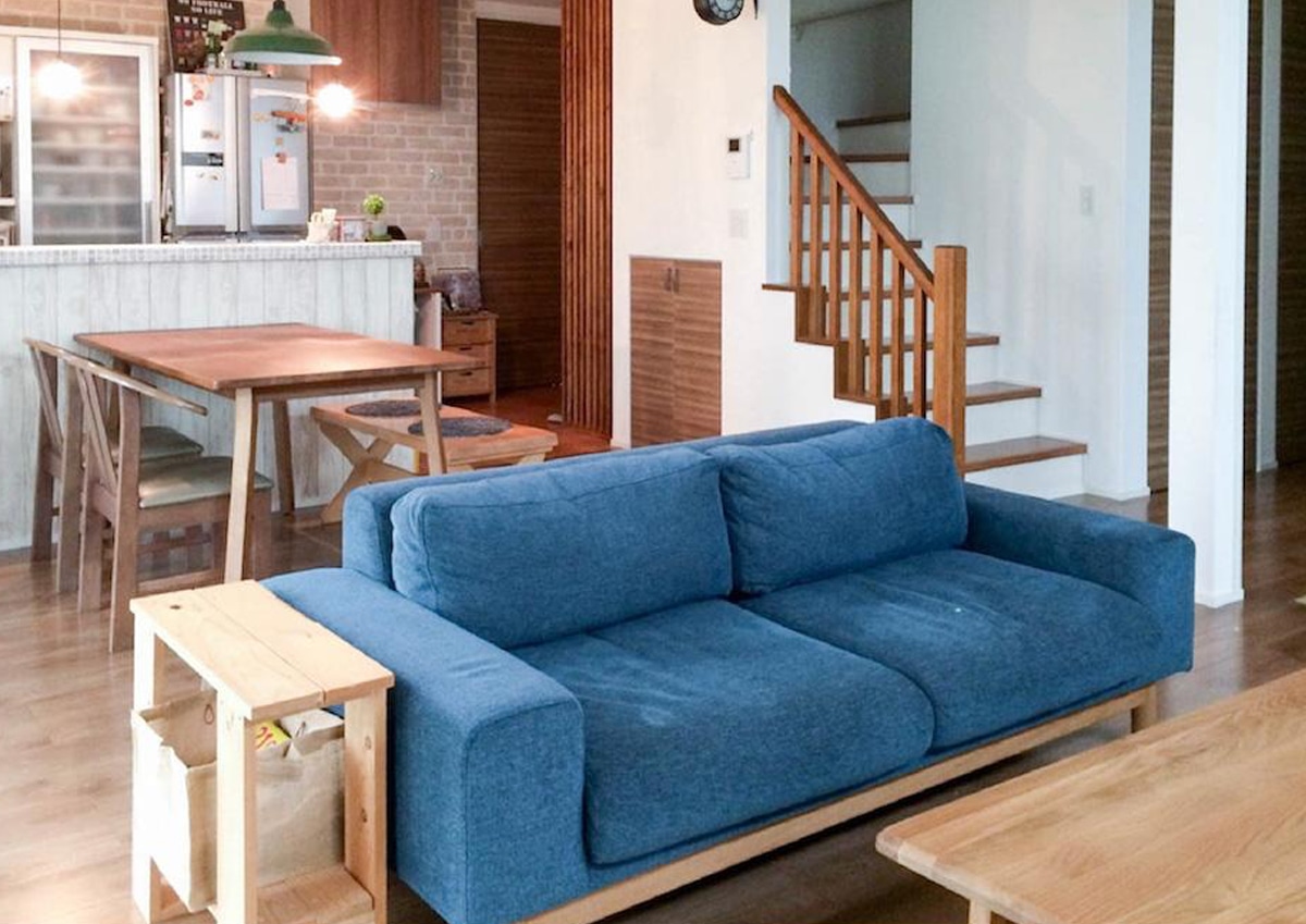 お部屋のご紹介 北海道F様 SIEVEバージュソファ マージダイニングテーブル ボウセンターテーブル