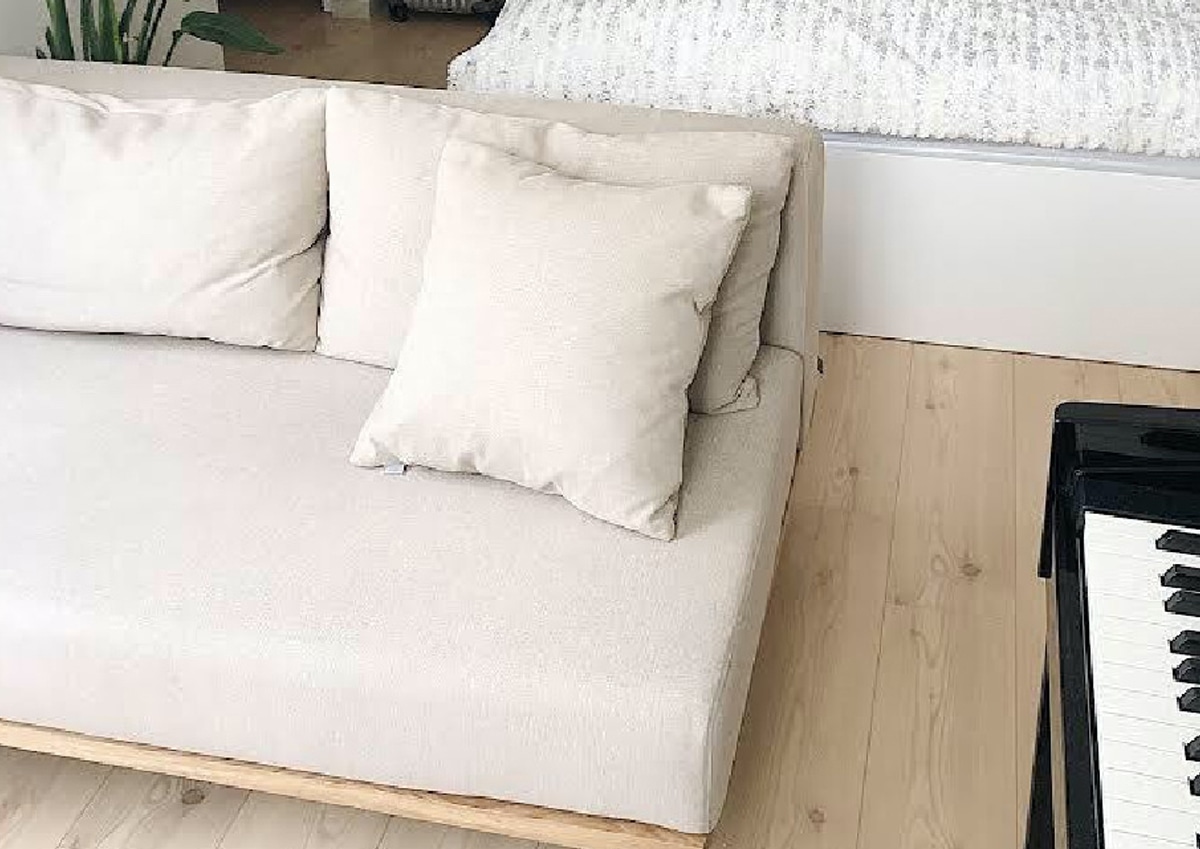 お部屋のご紹介 東京都K様 コンパクトなのゆったりとしたSIEVE レクトユニットソファ ワイド