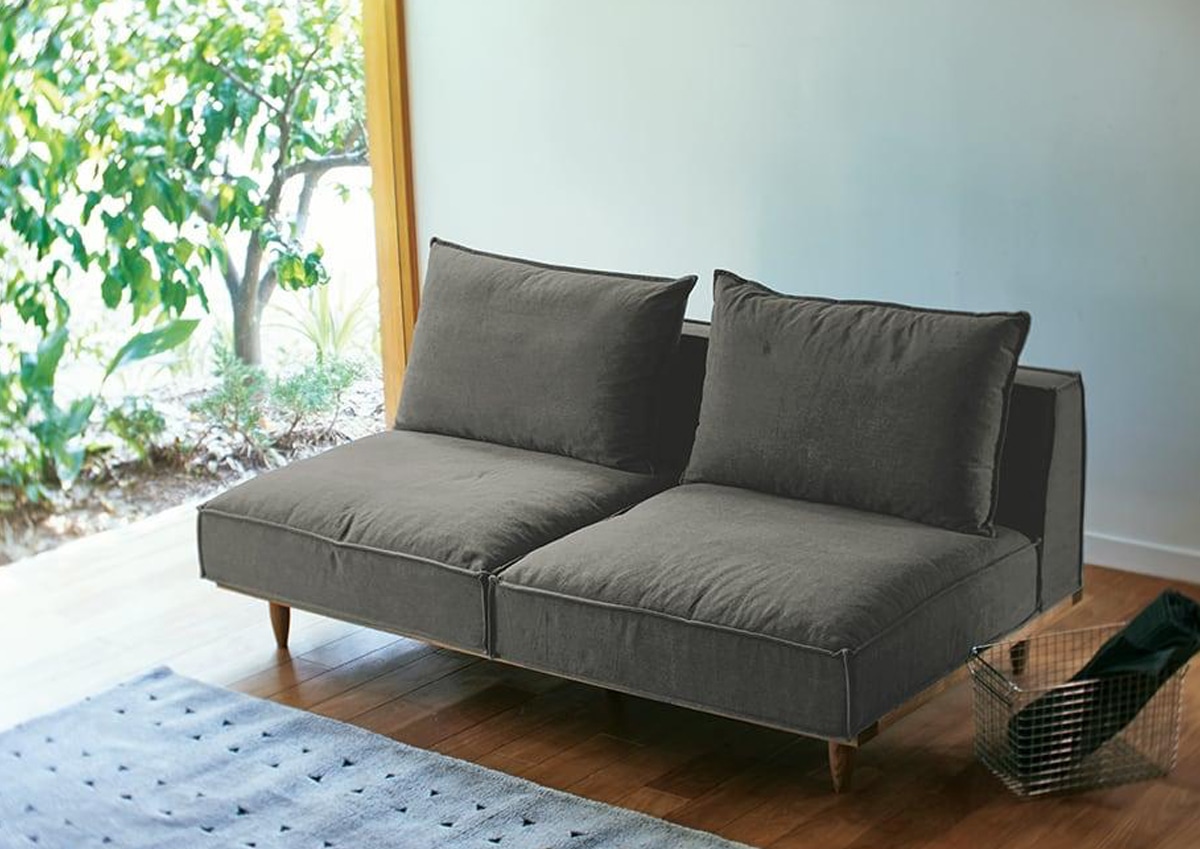 ゆったりとくつろげる座面の広いADRS ジェシカソファ