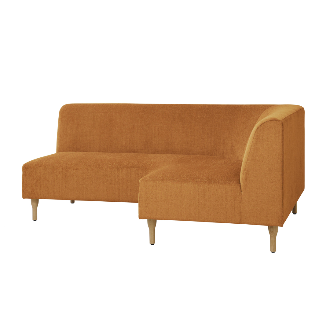 curve couch sofa right/left arm（caffemisto）